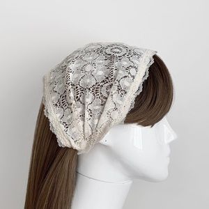 Lace Wide Headband. Head Band, Minimalist - Lightweight